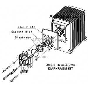 Diaphragm Kit, DME/S2, D28,  includes Backplate