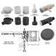 Pump Head Kit, DME150, PP/E/C, Spring-loaded, NPT