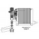 Dosing pump union nut kit, PP